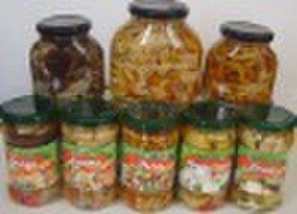 Canned Mixed Mushroom in jars