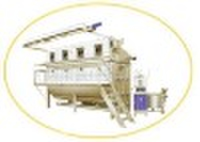 Overflow dyeing machine