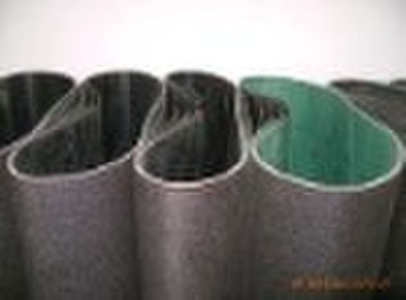 Silicon carbide abrasive belt