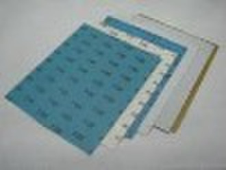 Dry stearate abrasive paper sheet