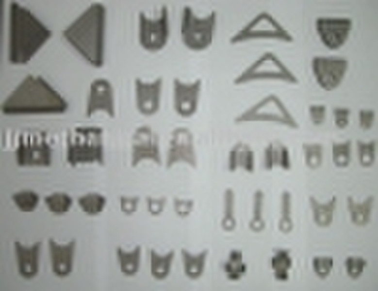 Stamping parts of metal buildings