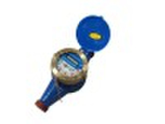 Rotatory wing wet liquid sealed water meter