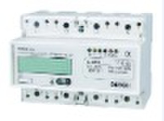 3 PHASE 4 WIRE ELECTRONIC DIN RAIL ENERGY METER (