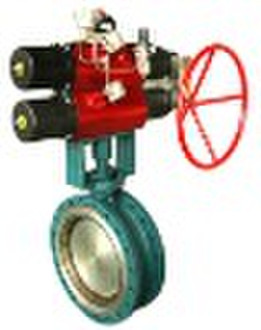 Triple eccentric metal seated butterfly valve