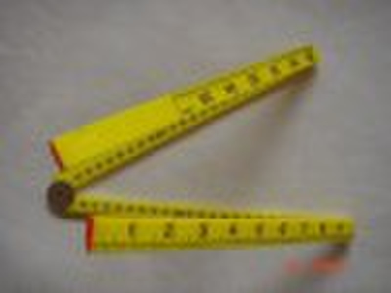 Plastic Folding Ruler 1m 4 folds