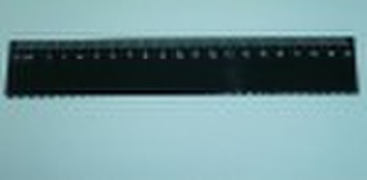 20cm plastic black ruler