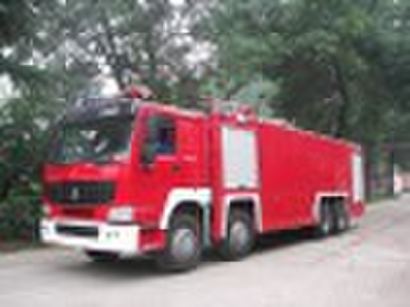 25 тонн пены пожарная машина