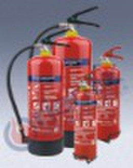 Portable dry powder fire extinguisher