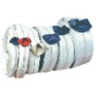 White Single-Jacket Fire Hose