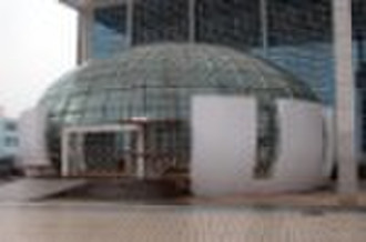 spheroid glass and steel structure