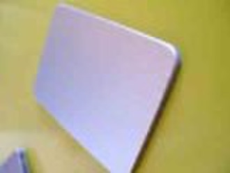 Silver brushed Aluminum plastic composite panel