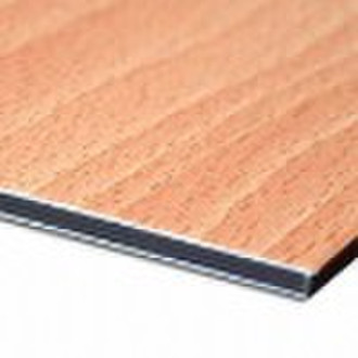 wooden  grain  Aluminum composite panel