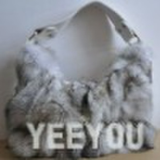 Lady fahion new style fox fur bag A-01