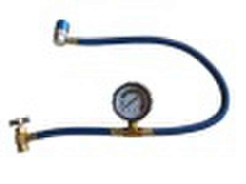 A/C Pro Heavy Duty R134 Charging Hose & Gauge