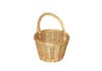 3pcs Woodchip And Wicker Gift Basket