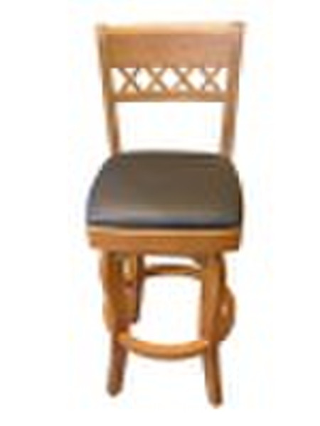 Swivel Solid Wood Barstool