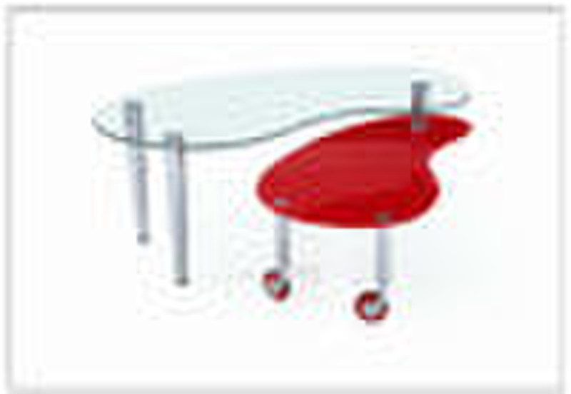 New!!! modern living room furniture-glass coffee t