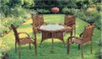 Klassische Terrasse PE / PVC Korbmöbel