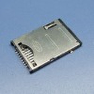 Connector  for  memory  card--sim push push 8 pin
