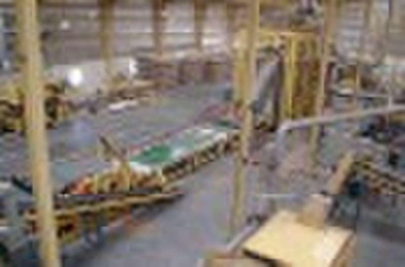 6x8 feet bagasse chip board automatic plant (PLC c