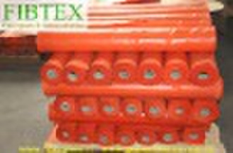 310g/m2,orange colour,1mx50m PVC Coated Fiberglass