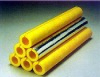 Glass wool pipe