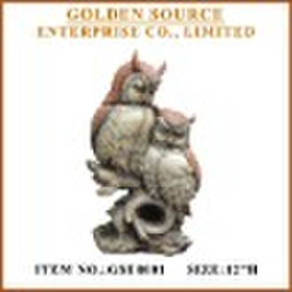 Resin owls
