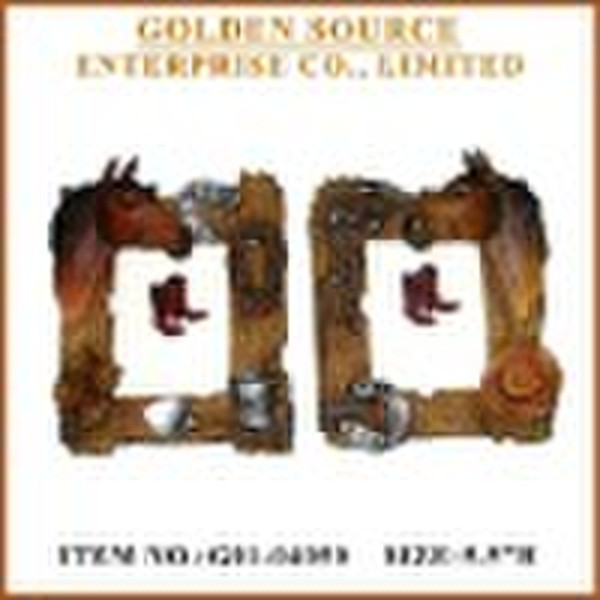 Resin horse photo frame
