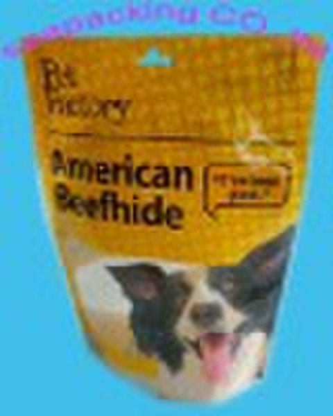 stand up bag for  pet food packaging