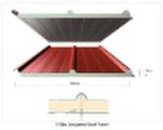 Polyurethane sandwich roof panel