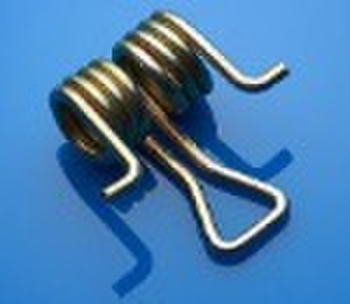 zinc plated torsion spring