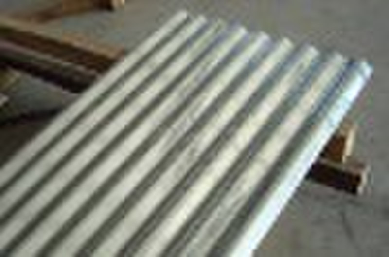 Zinc coated tile