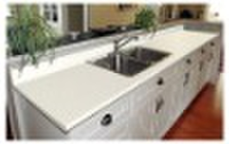 absolute white quartz worktops, vanity tops and ki