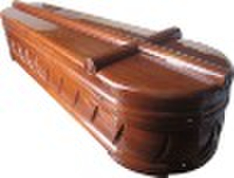 wooden casket