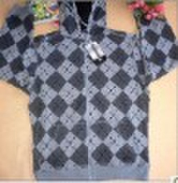 100%cotton printed coat