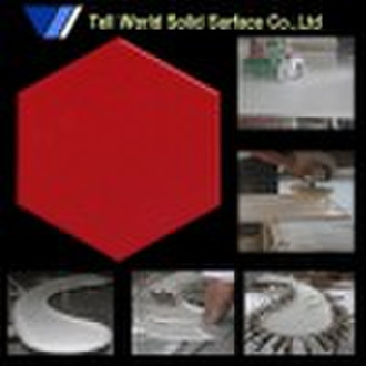 Royal above countertop solid surface wash basin &a