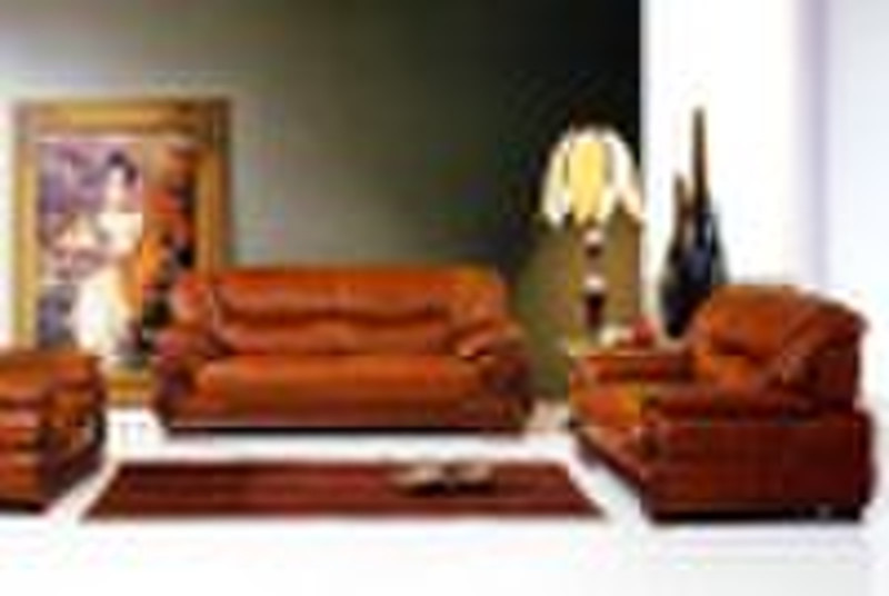Antique leather sofa