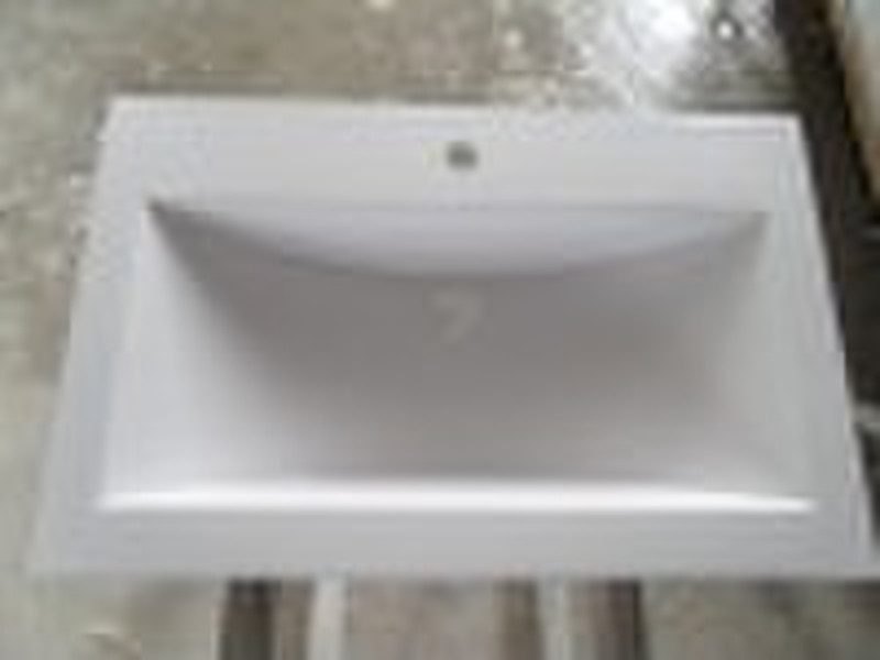 Gel-Coated Solid Surface Sink