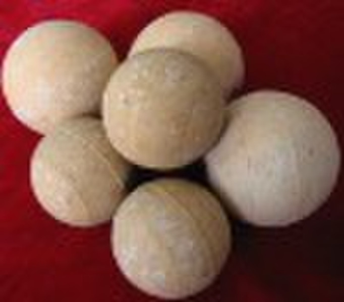 Low creep high alumina refractory balls