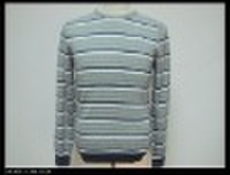 men's striped cotton sweater