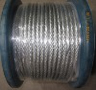 steel wire rope, galvanized steel wrie rope, ungal