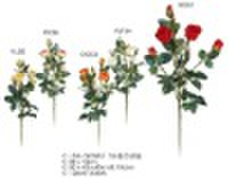new style aritificial 4H rose buds 80cm