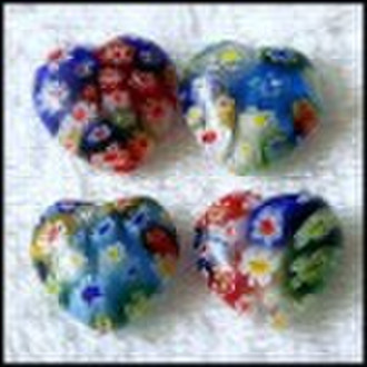 Lampwork Beads 20mm  heart beads