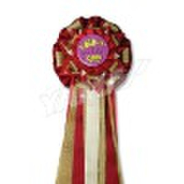 satin award ribbon , ribbon medal