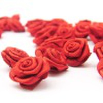 satin ribbon rose