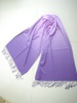 100% cashmere dip-dye pashmina shawls