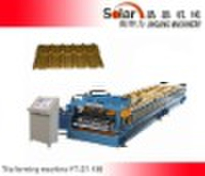 steel tile roll forming machine