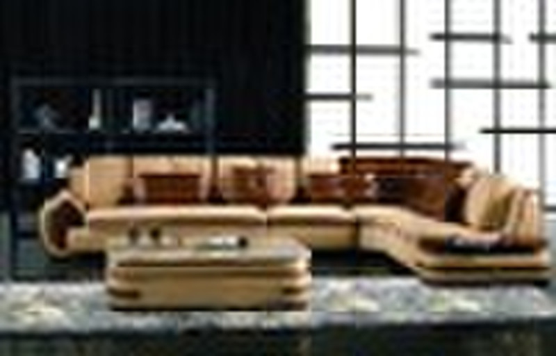 SYB031 corner leather sofa