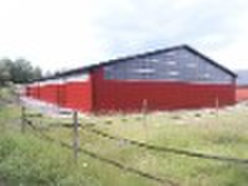 light steel structure warehouse with ISO9001 certi