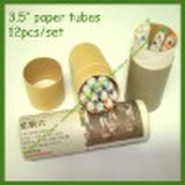3.5'' mini recycled newspaper colored penc